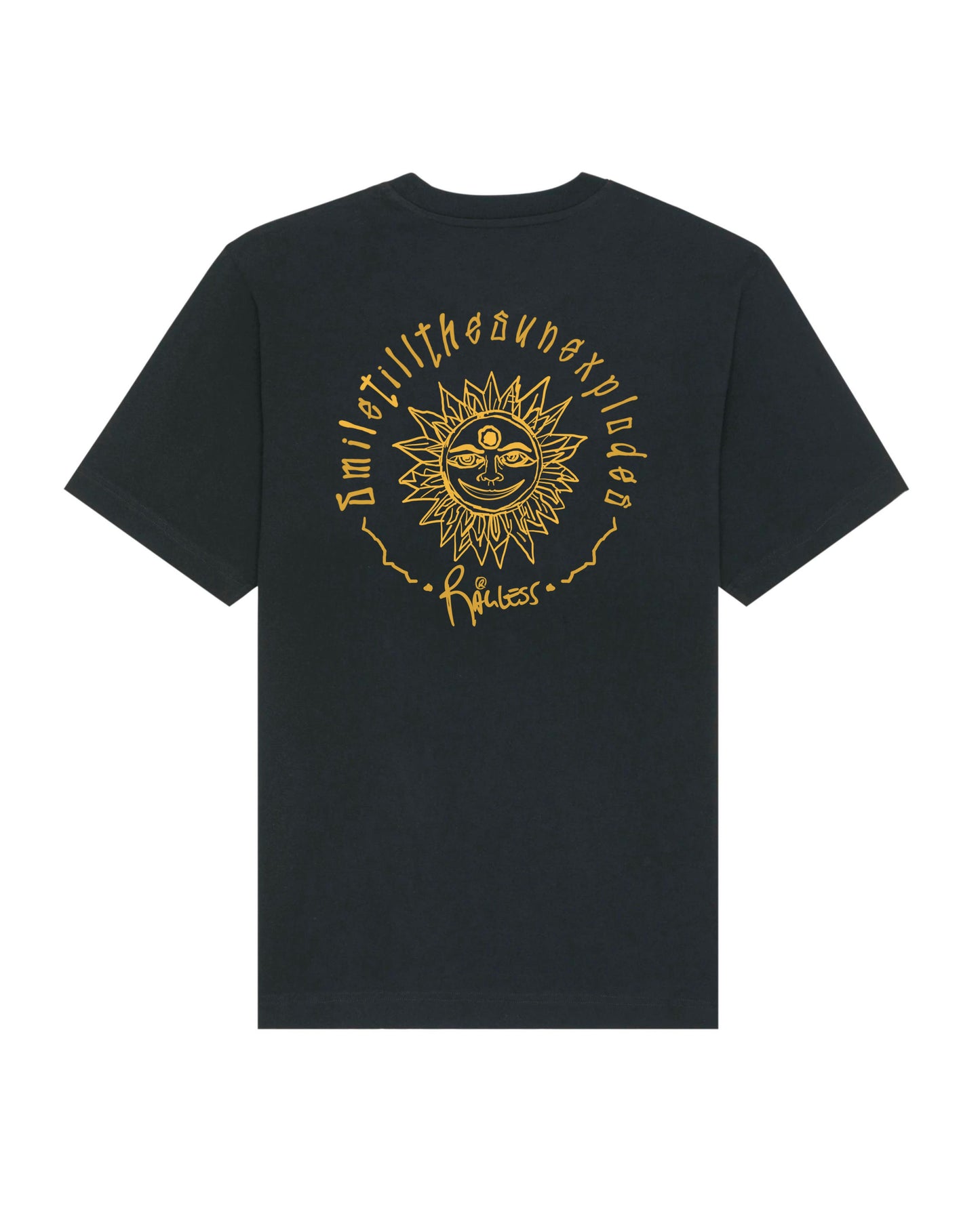 Smile Till The Sun Explodes Gold | T Shirt casual