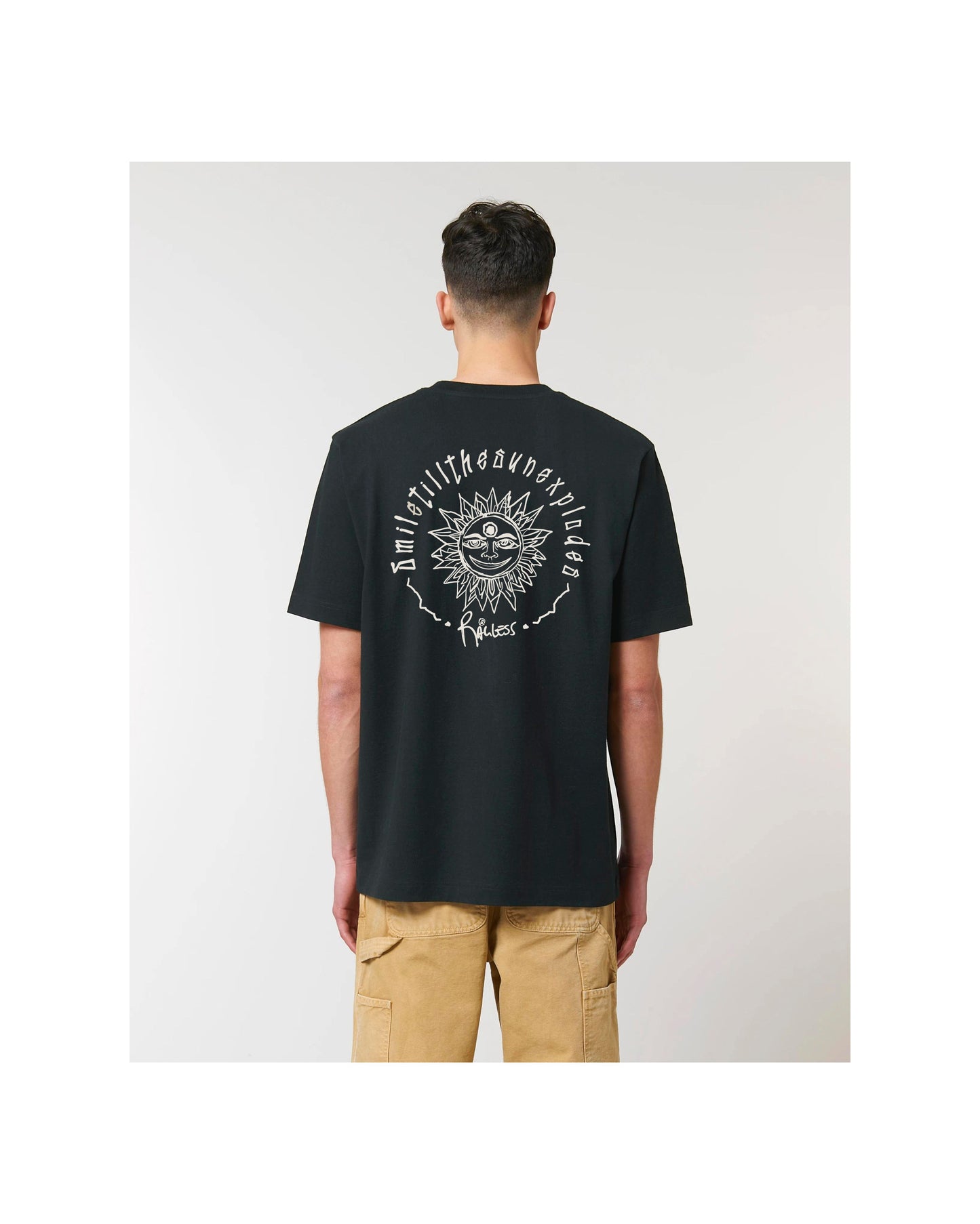 Smile Till The Sun Explodes White | T-shirt casual